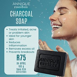 Charcoal soap