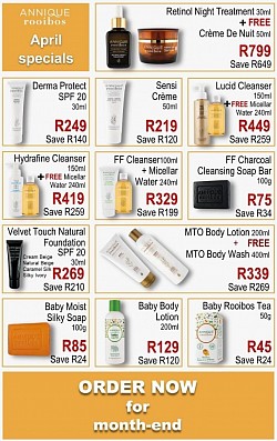 April Specials