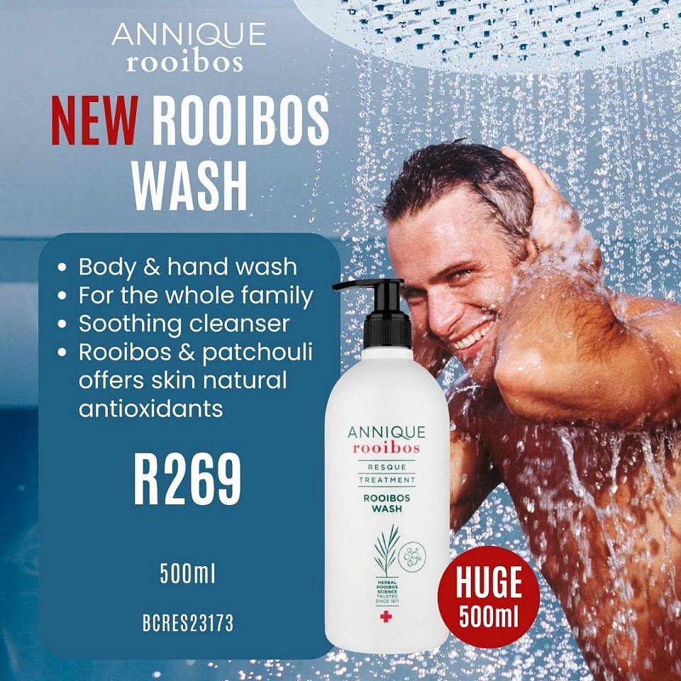 New Rooibos Wash/Wholefamily/all skin types
